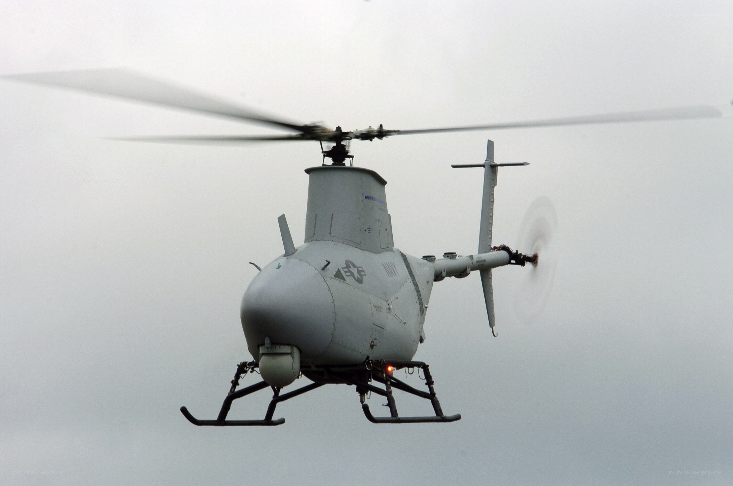 Navy helicopter in flight