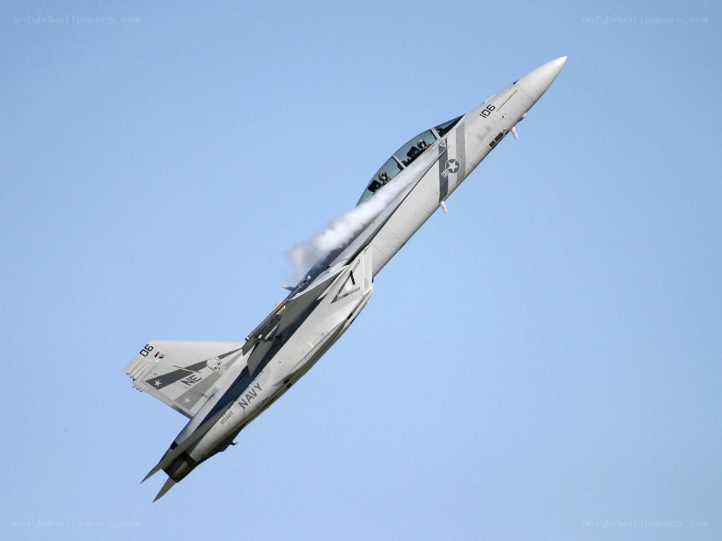 Navy jet in flight