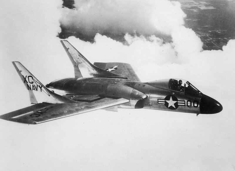 Navy Jet in Flight — Black, Dramatic