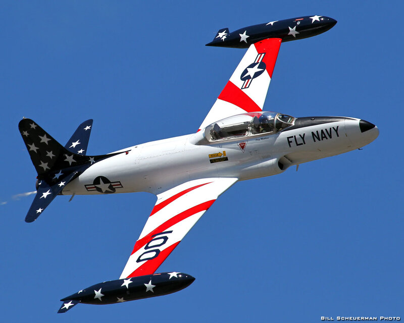 Navy Jet in Flight — Blue, Dynamic