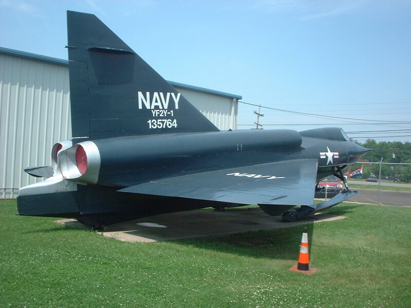 Navy jet on display