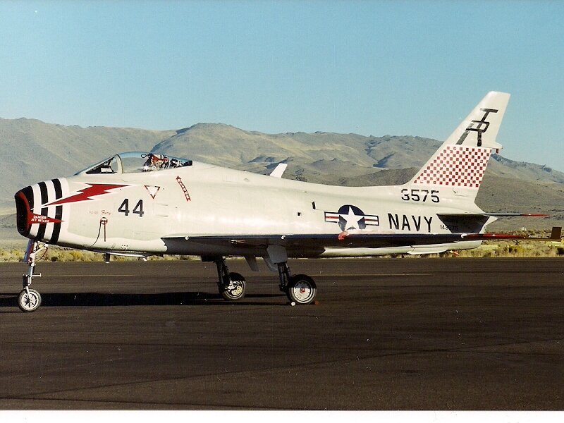 Navy Jet on Runway