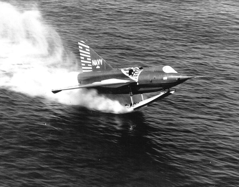 Navy Jet on Water