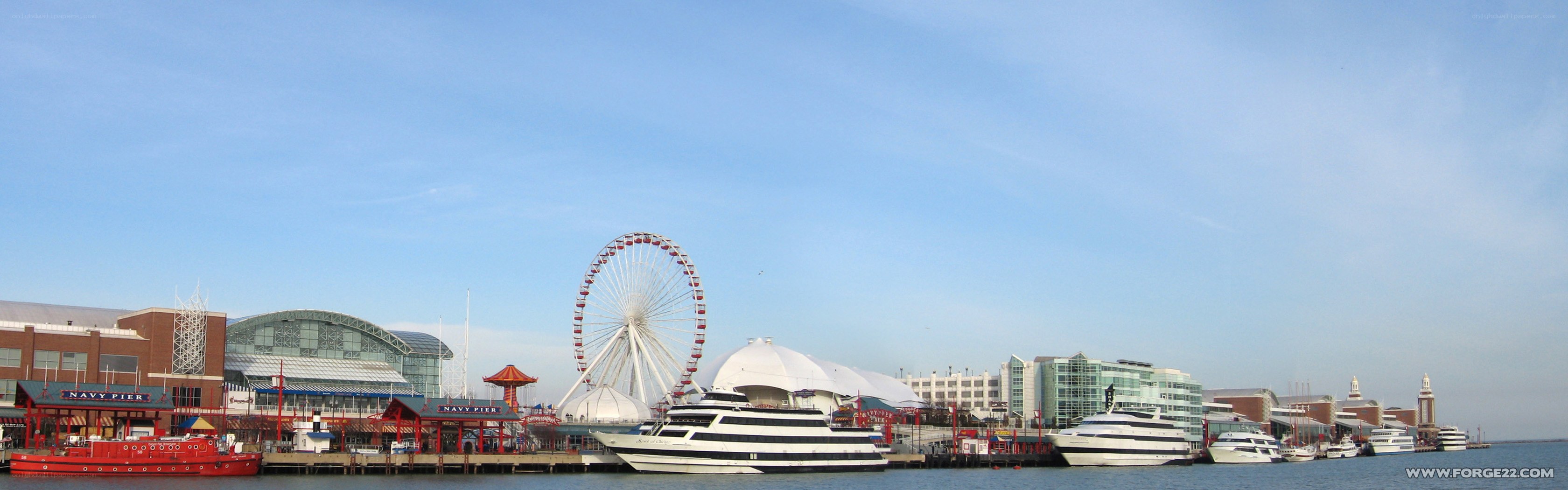 Navy Pier with Ferris wheel