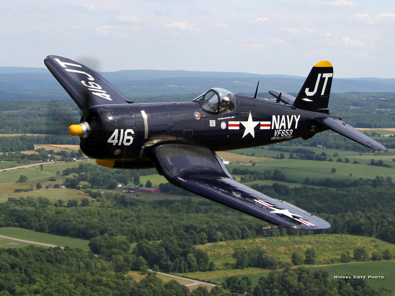 Navy Propeller Plane — Black