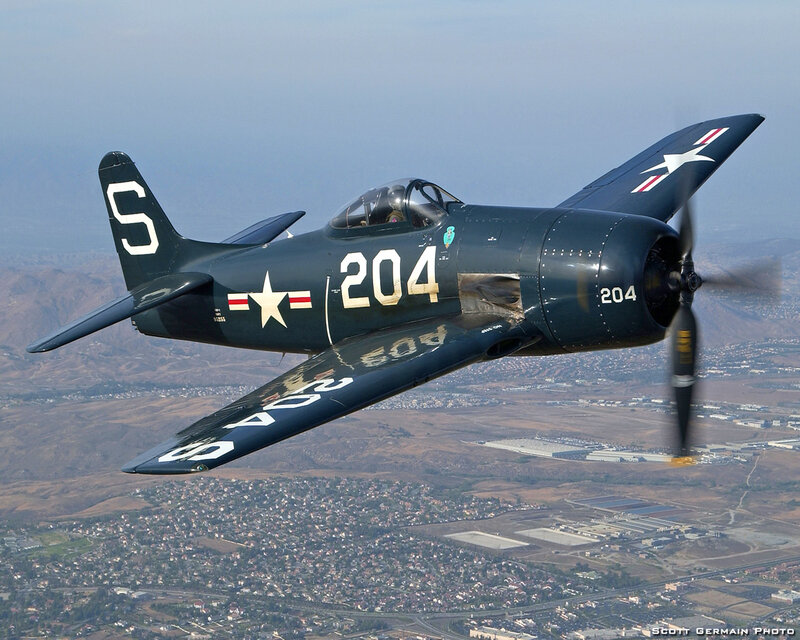 Navy Propeller Plane — Blue, Dynamic, Afternoon, Photograph, Aircraft