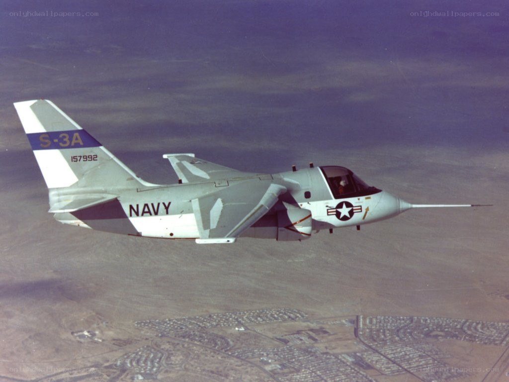 Navy S-3A Viking in flight