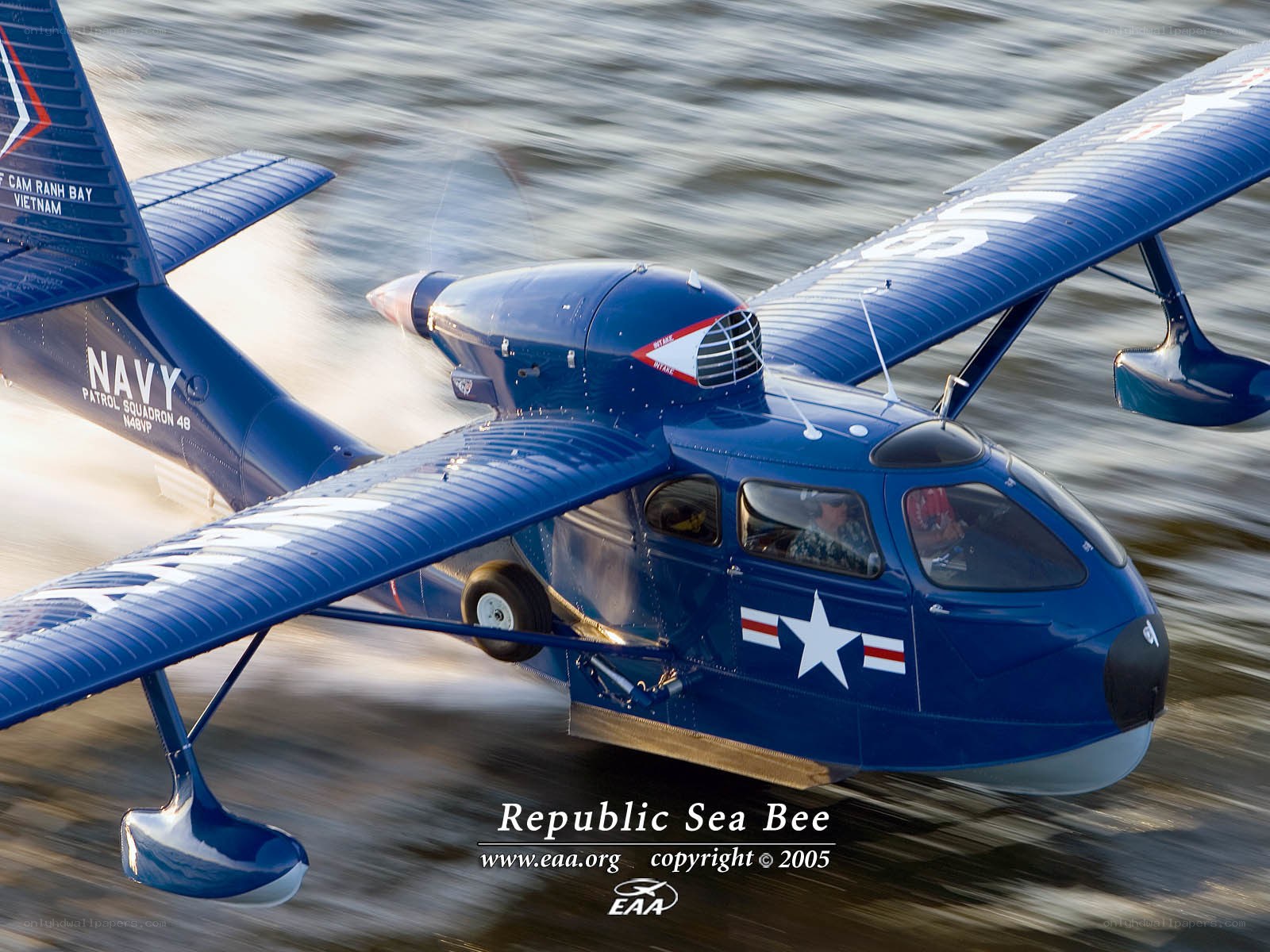 Navy Sea Bee in flight