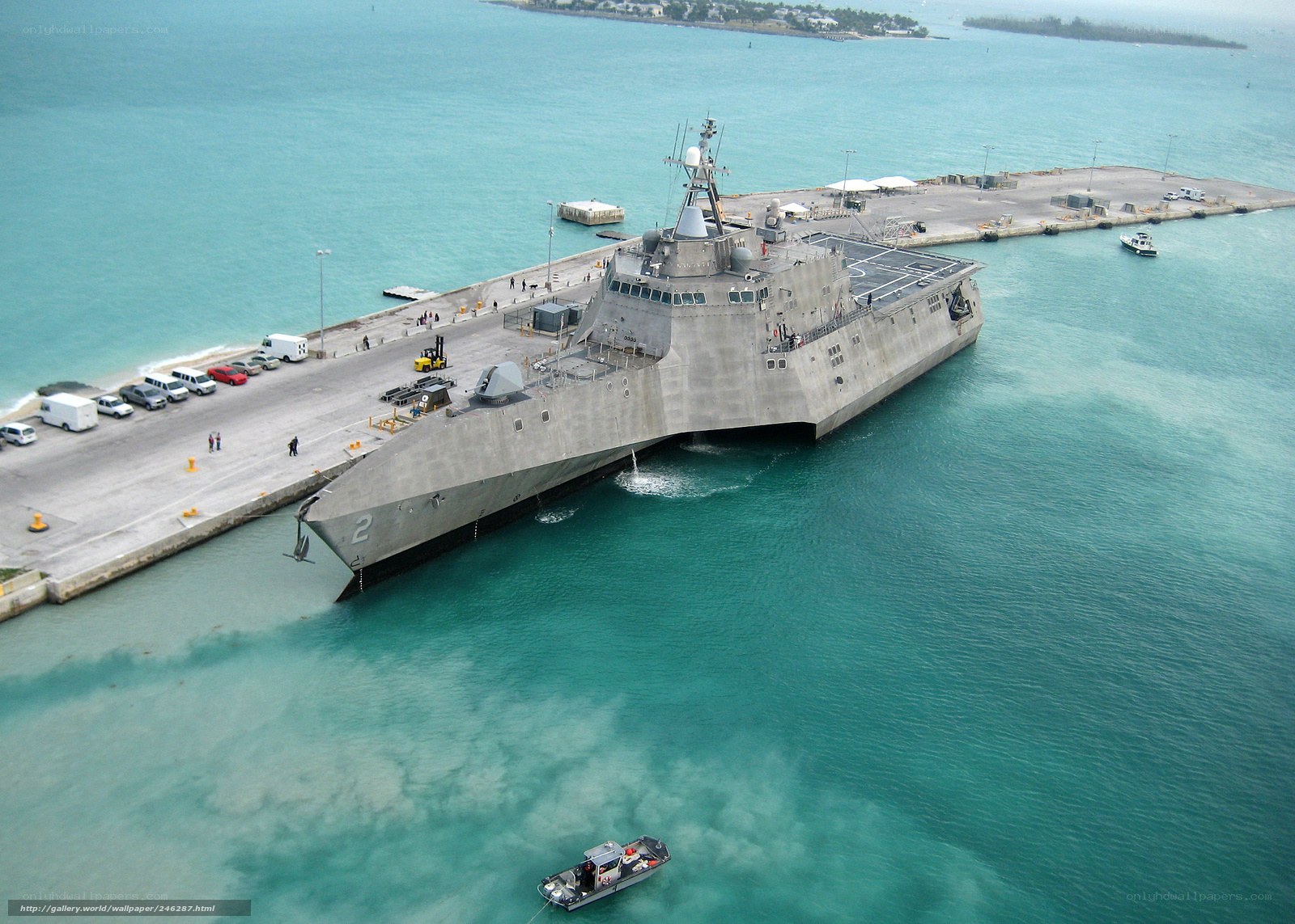 navy ship at dock