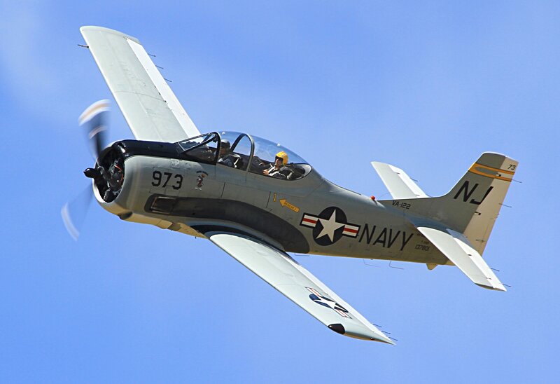 Navy Training Aircraft — Blue