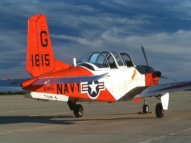 Navy Training Aircraft — Red