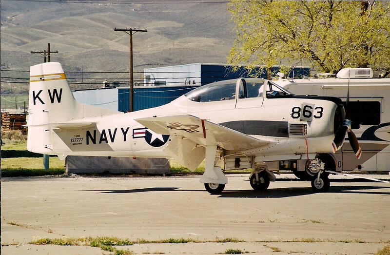 Navy Training Aircraft — White