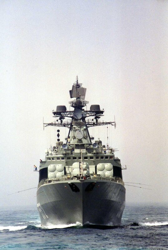 navy warship at sea