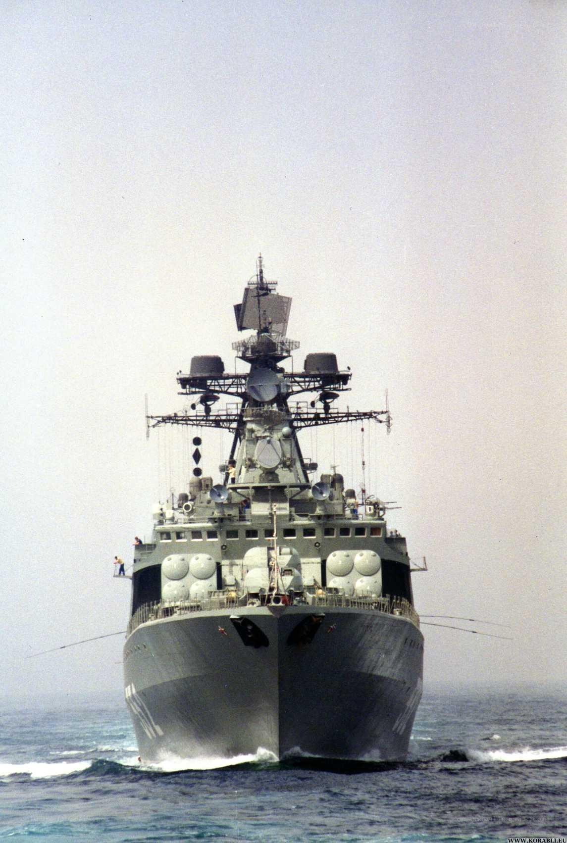 navy warship at sea