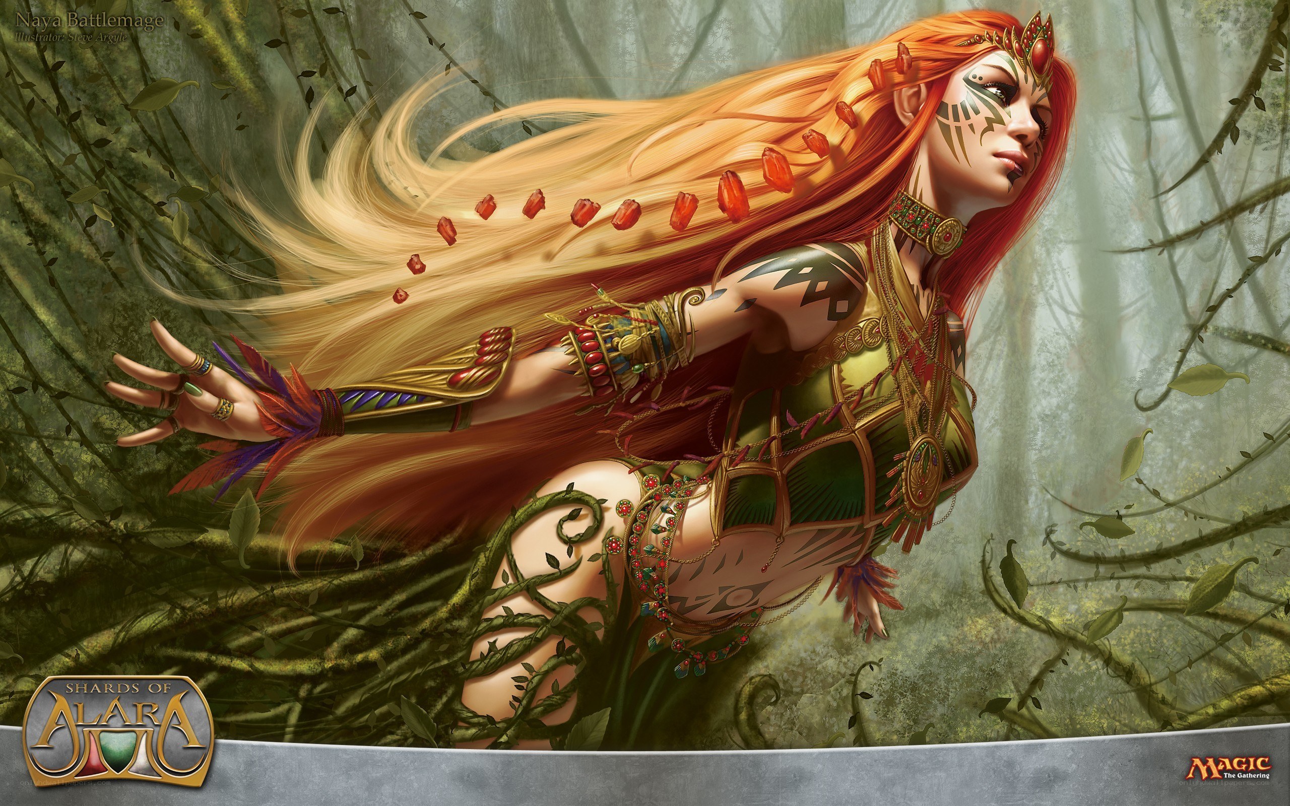 Naya Battlemage in forest