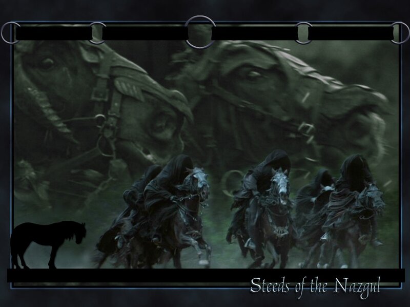 Nazgûl on their steeds