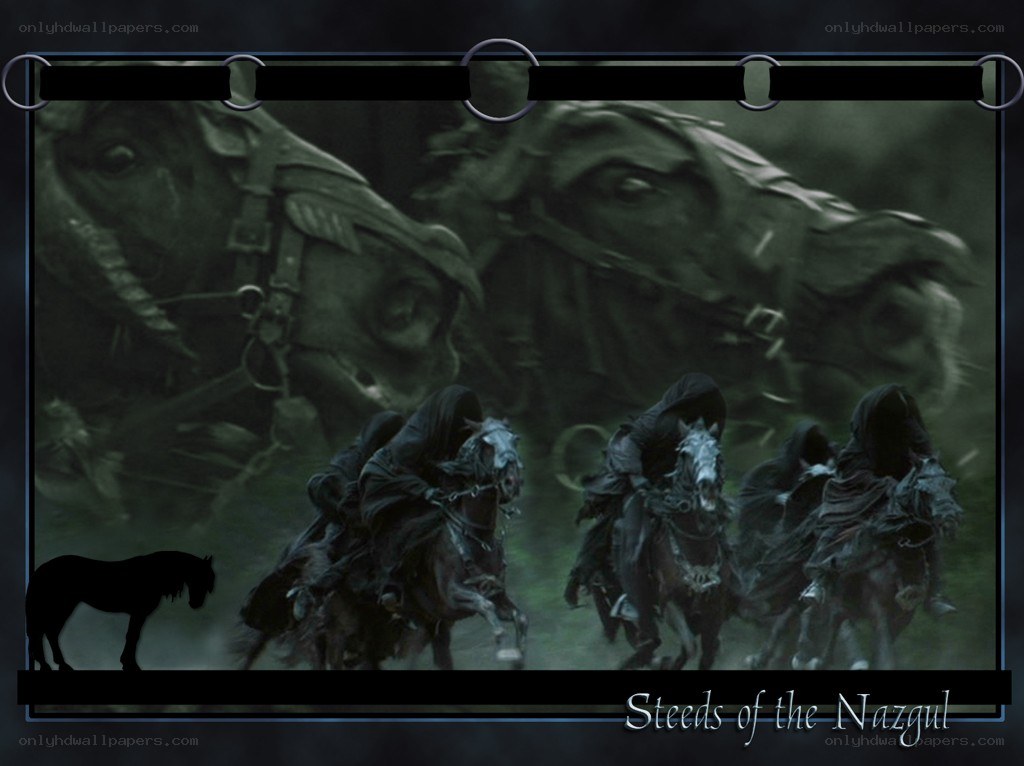 Nazgûl on their steeds