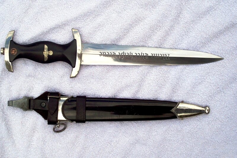 Nazi-era dagger and scabbard