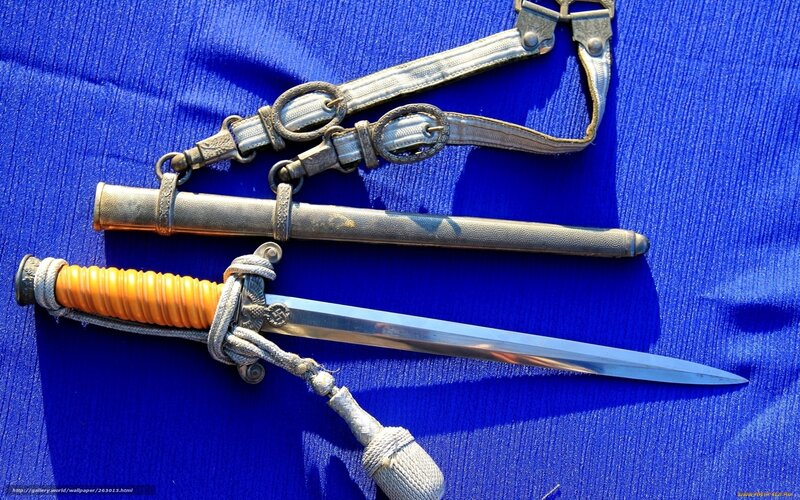 Nazi-era dagger with scabbard