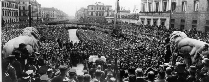 Nazi funeral procession in Vienna