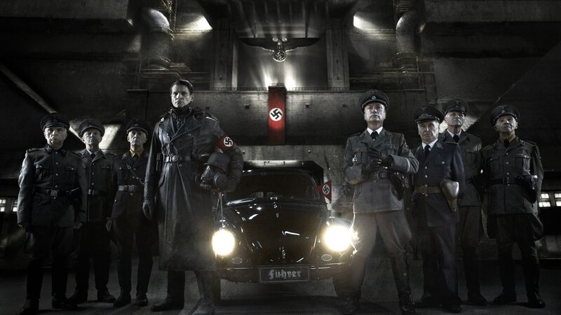 Nazi officers in bunker