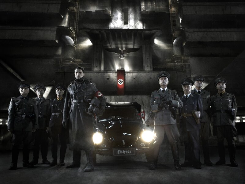 Nazi officers in bunker