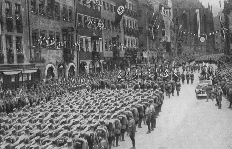 Nazi parade in German city