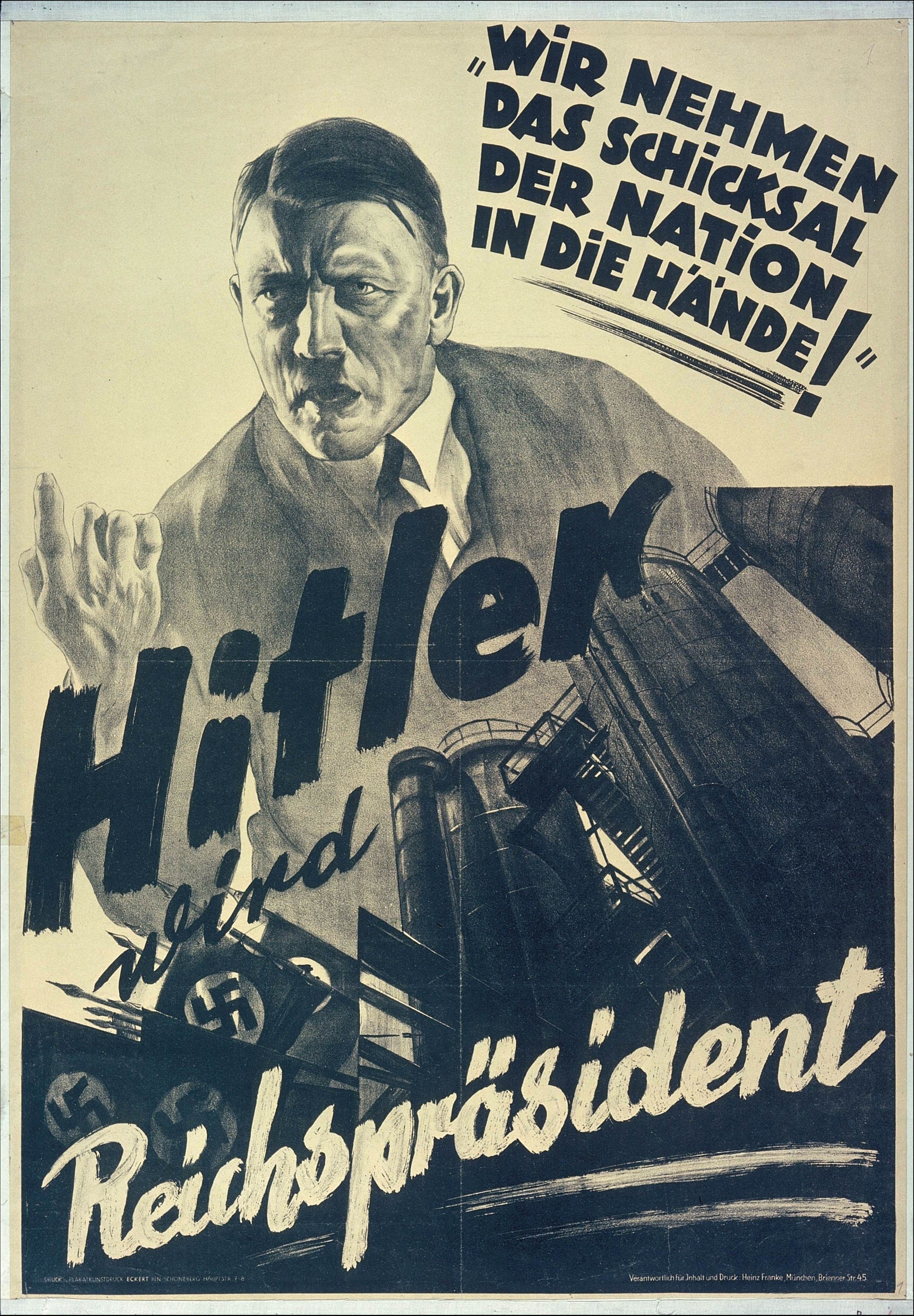 Nazi propaganda poster