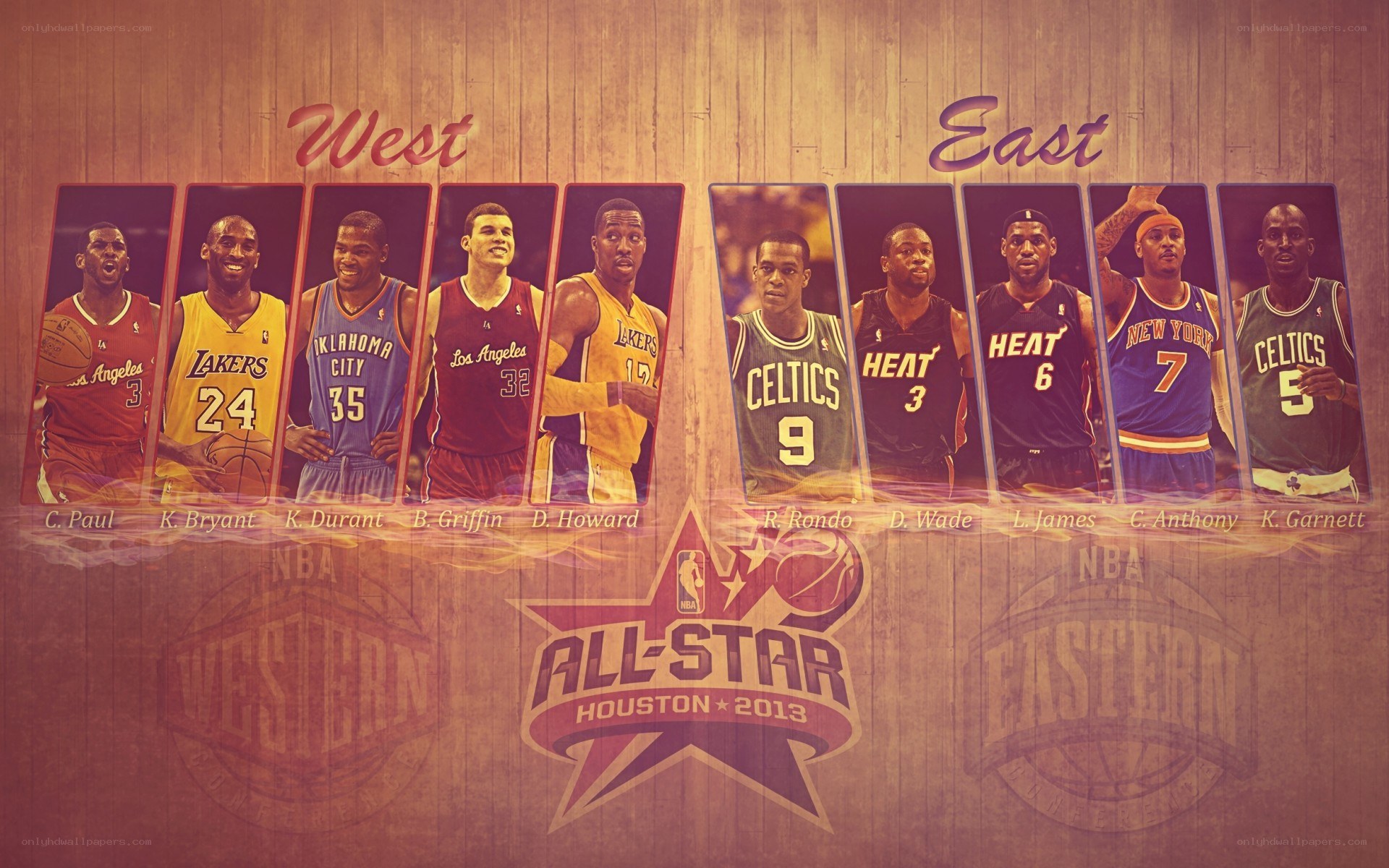 NBA All-Star 2013 Rosters