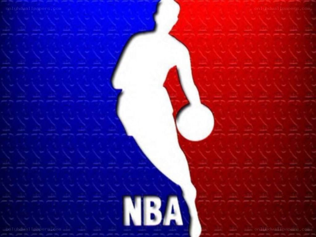 NBA logo on textured background