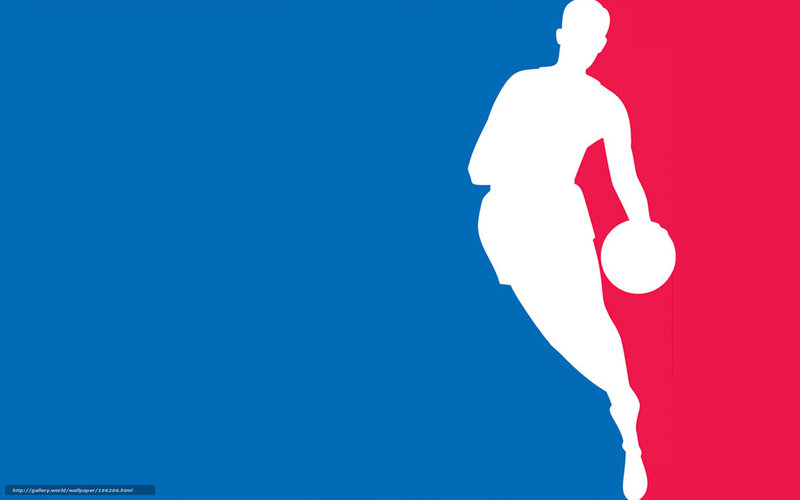 NBA logo silhouette