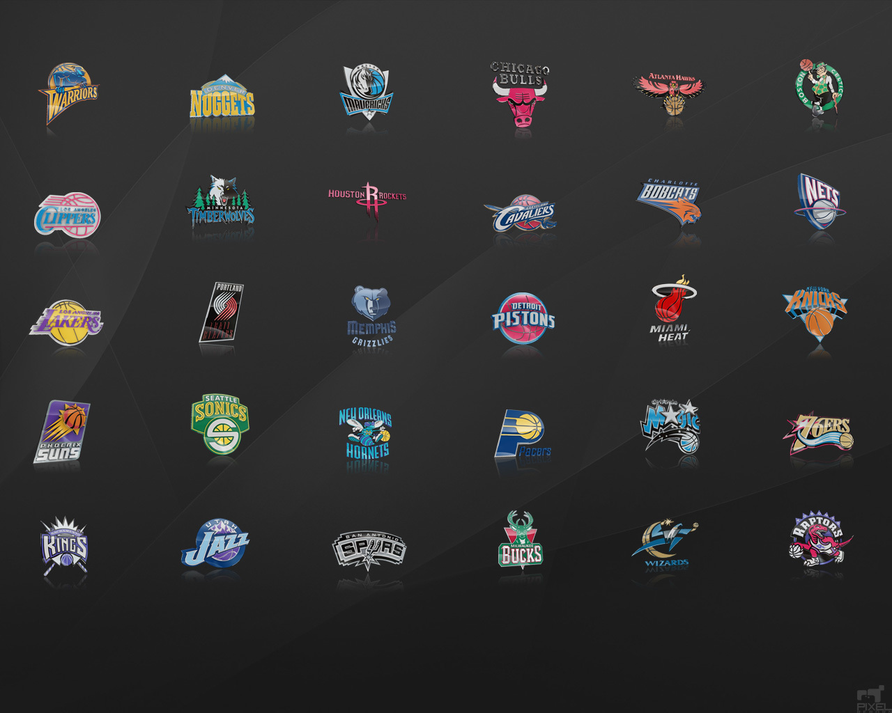 NBA team logos collection
