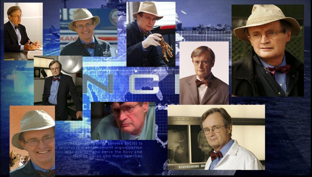 NCIS character collage