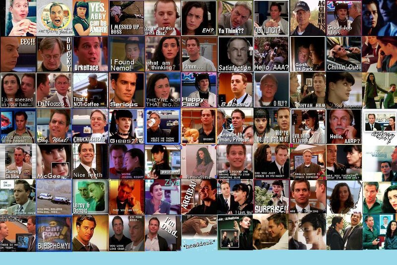 NCIS character meme collage