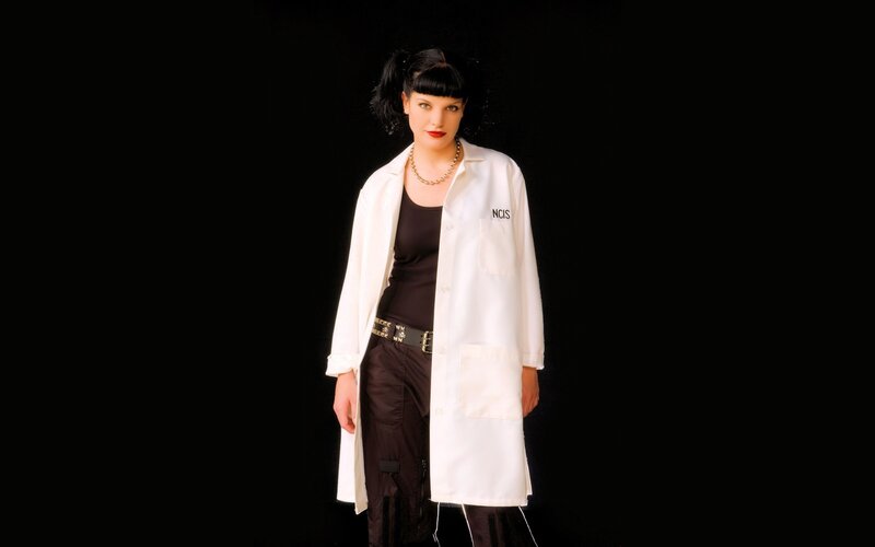 NCIS lab coat portrait