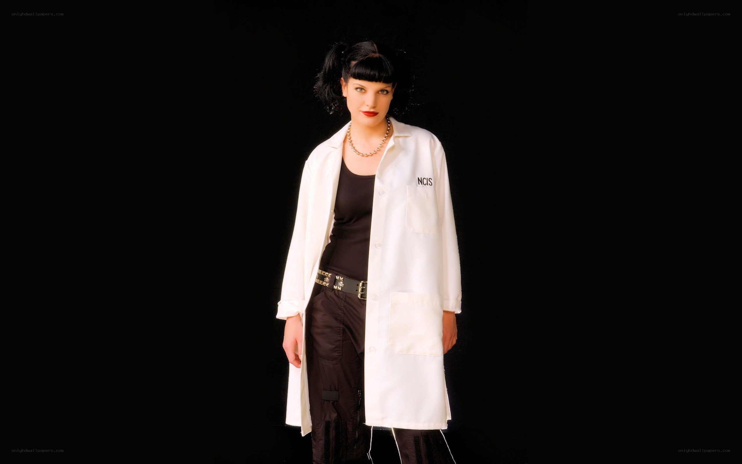 NCIS lab coat portrait
