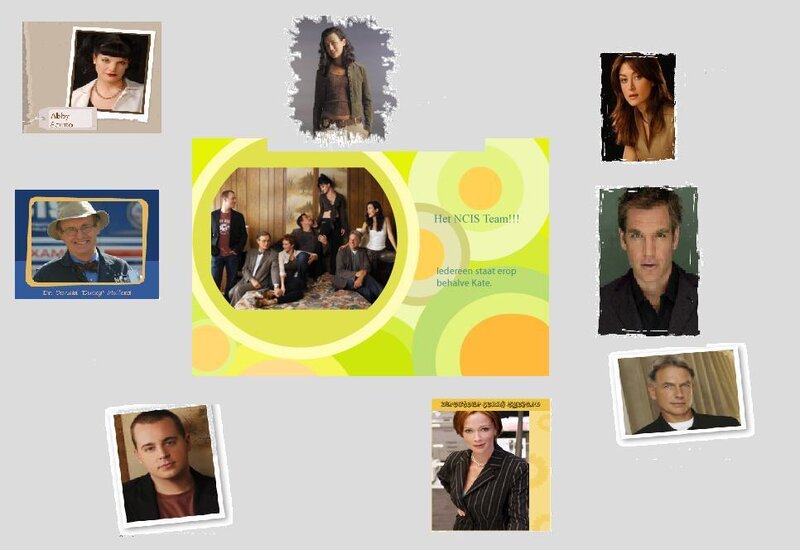 NCIS Team Collage