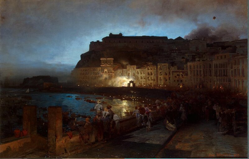 Neapolitan Night Scene