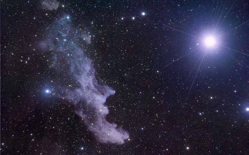 Nebula and Stars — Black, Cosmic, Night