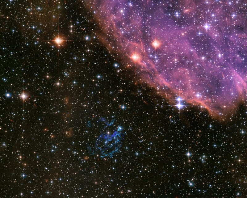 Nebula and Stars — Purple, Cosmic, Night