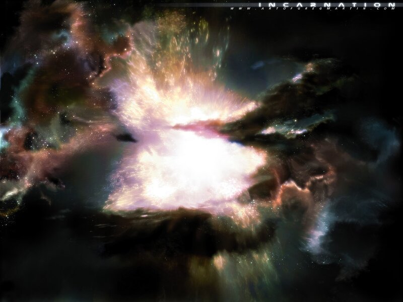 Nebula Explosion — White