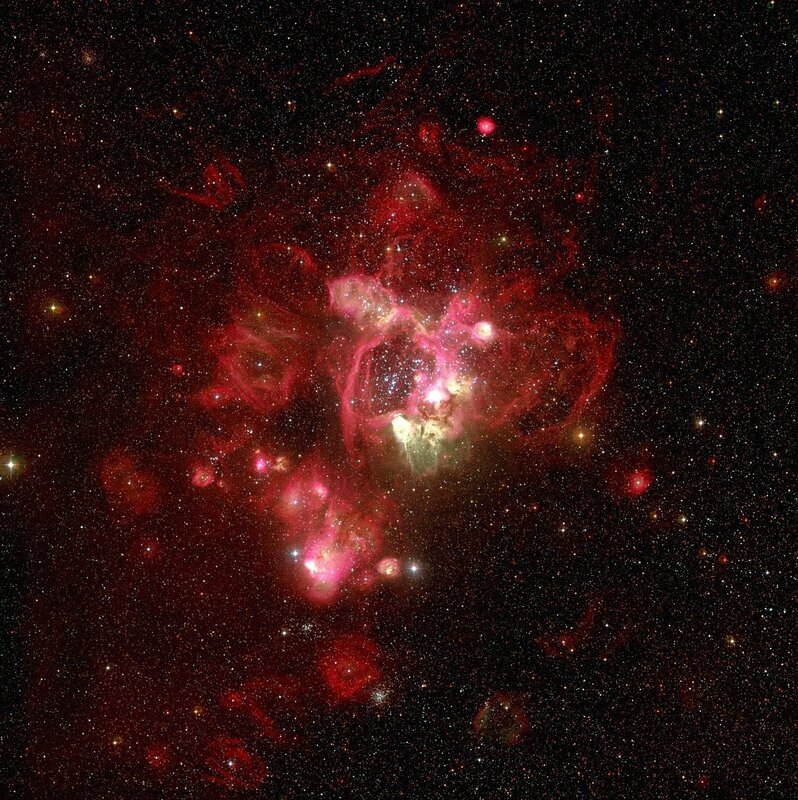 Nebula in Carina constellation