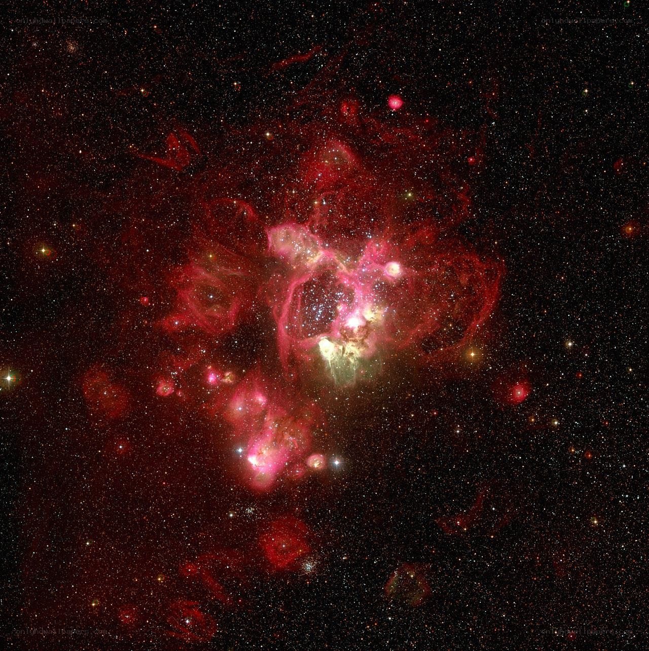 Nebula in Carina constellation
