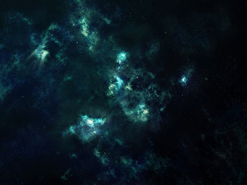 Nebula in Deep Space — Black, Cosmic