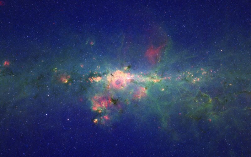 Nebula in Deep Space — Blue, Cosmic
