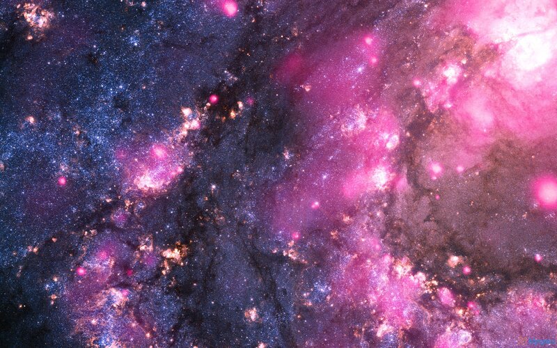 Nebula in Deep Space — Purple