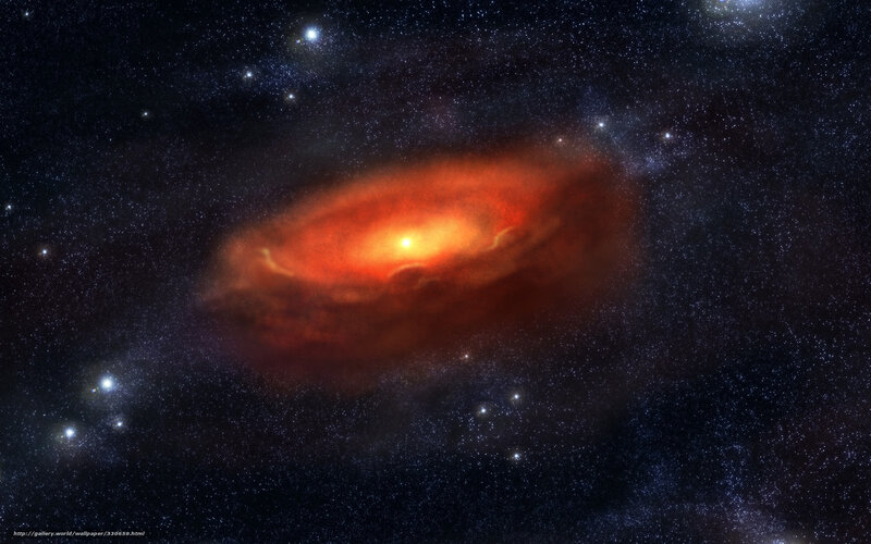 Nebula in deep space