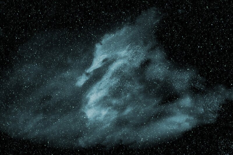 Nebula in Space — Black, Serene