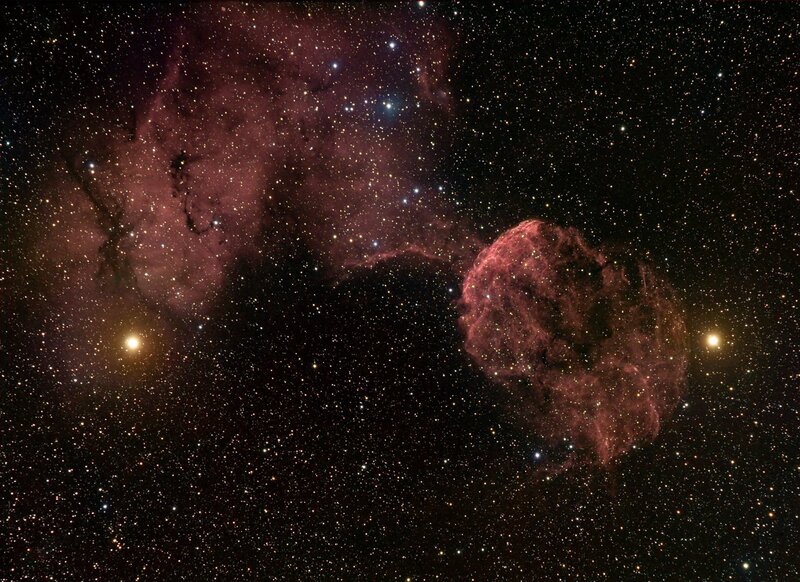 Nebula in Space — Black