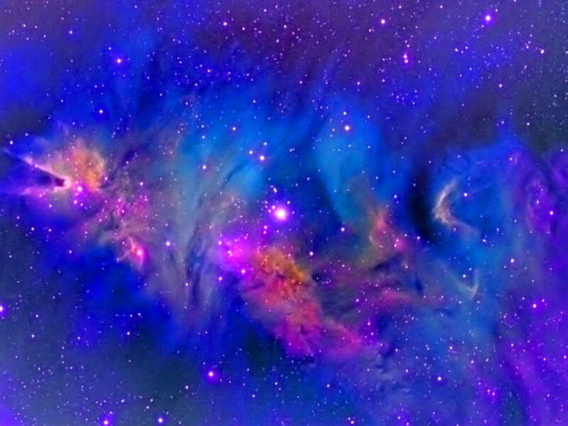 Nebula in Space — Blue, Cosmic